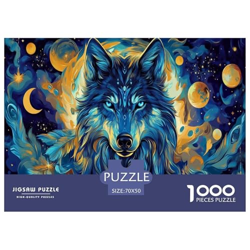 Wolf Puzzle 1000-teilige Schwer Puzzle Spielzeug Pädagogisches Spiel Impossible Wildtiere Herausforderungsspielzeug Für Erwachsene Und Kinder Ab 12 Jahren 70x50cm/1000pcs Wolf Puzzle 1000-teilige Schwer Puzzle Spielzeug Pädagogisches Spiel Impossible Wildtiere Herausforderungsspielzeug Für Erwachsene Und Kinder Ab 12 Jahren 70x50cm/1000pcs von JLZBXCUER