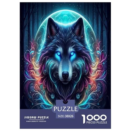 Wolf Puzzles 1000 Teile Schwer Puzzle Spielzeug Lernspiel Impossible Herausforderung Spielzeug Für Erwachsene Kinder 38x26cm/1000pcs Wolf Puzzles 1000 Teile Schwer Puzzle Spielzeug Lernspiel Impossible Herausforderung Spielzeug Für Erwachsene Kinder 38x26cm/1000pcs von JLZBXCUER