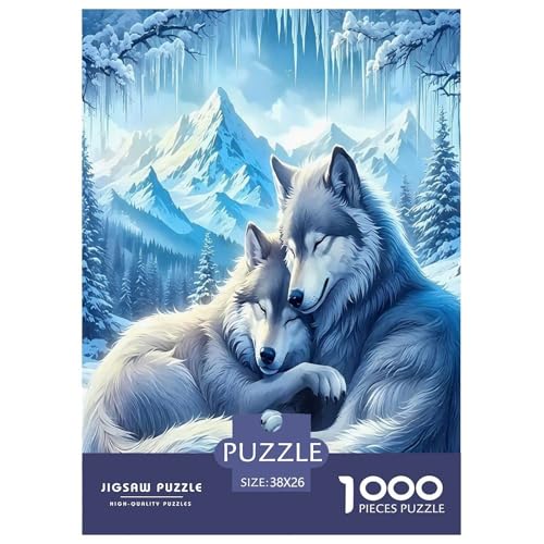 Wolf Puzzles 1000 Teile Schwer Puzzle Spielzeug Lernspiel Impossible Herausforderung Spielzeug Für Erwachsene Kinder 38x26cm/1000pcs Wolf Puzzles 1000 Teile Schwer Puzzle Spielzeug Lernspiel Impossible Herausforderung Spielzeug Für Erwachsene Kinder 38x26cm/1000pcs von JLZBXCUER