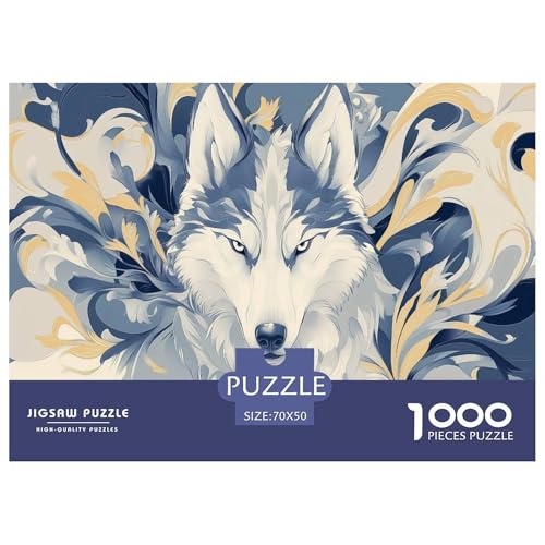 Wolf Puzzles 1000 Teile Schwer Puzzle Spielzeug Lernspiel Impossible Herausforderungsspielzeug Für Erwachsene Kinder 70x50cm/1000pcs Wolf Puzzles 1000 Teile Schwer Puzzle Spielzeug Lernspiel Impossible Herausforderungsspielzeug Für Erwachsene Kinder 70x50cm/1000pcs von JLZBXCUER