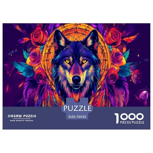 Wolf Puzzles 1000 Teile Schwer Puzzle Spielzeug Lernspiel Impossible Herausforderungsspielzeug Für Erwachsene Kinder 70x50cm/1000pcs Wolf Puzzles 1000 Teile Schwer Puzzle Spielzeug Lernspiel Impossible Herausforderungsspielzeug Für Erwachsene Kinder 70x50cm/1000pcs von JLZBXCUER