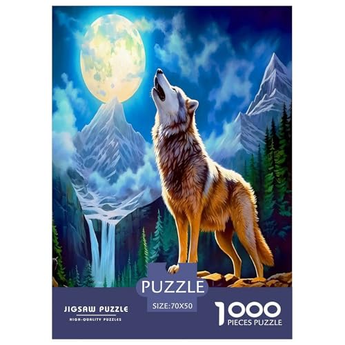 Wolf Puzzles 1000 Teile Schwer Puzzle Spielzeug Lernspiel Impossible Herausforderungsspielzeug Für Erwachsene Kinder 70x50cm/1000pcs Wolf Puzzles 1000 Teile Schwer Puzzle Spielzeug Lernspiel Impossible Herausforderungsspielzeug Für Erwachsene Kinder 70x50cm/1000pcs von JLZBXCUER