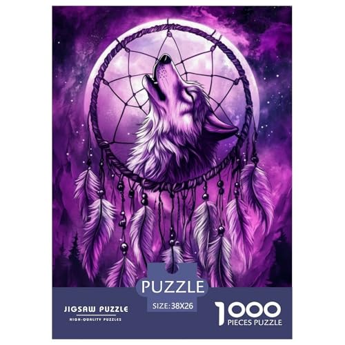 Wolf Puzzles 1000 Teile Schwer Puzzle Spielzeug Lernspiel Impossible Herausforderungsspielzeug Für Erwachsene Und Kinder Ab 14 Jahren 38x26cm/1000pcs Wolf Puzzles 1000 Teile Schwer Puzzle Spielzeug Lernspiel Impossible Herausforderungsspielzeug Für Erwachsene Und Kinder Ab 14 Jahren 38x26cm/1000pcs von JLZBXCUER