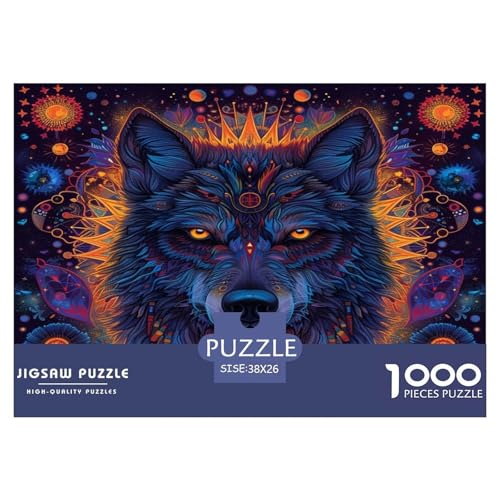 Wolf Puzzles 1000 Teile Schwer Puzzle Spielzeug Lernspiel Impossible Herausforderungsspielzeug Für Erwachsene Und Kinder Ab 14 Jahren 38x26cm/1000pcs Wolf Puzzles 1000 Teile Schwer Puzzle Spielzeug Lernspiel Impossible Herausforderungsspielzeug Für Erwachsene Und Kinder Ab 14 Jahren 38x26cm/1000pcs von JLZBXCUER