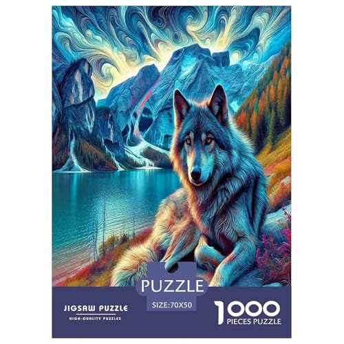 Wolf Puzzles 1000 Teile Schwer Puzzle Spielzeug Lernspiel Impossible Herausforderungsspielzeug Für Erwachsene Und Kinder Ab 14 Jahren 70x50cm/1000pcs Wolf Puzzles 1000 Teile Schwer Puzzle Spielzeug Lernspiel Impossible Herausforderungsspielzeug Für Erwachsene Und Kinder Ab 14 Jahren 70x50cm/1000pcs von JLZBXCUER