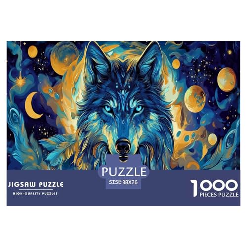 Wolf Puzzles 1000 Teile Schwer Puzzle Spielzeug Pädagogisches Spiel Impossible Wildtiere Herausforderung Spielzeug Für Erwachsene Kinder 38x26cm/1000pcs Wolf Puzzles 1000 Teile Schwer Puzzle Spielzeug Pädagogisches Spiel Impossible Wildtiere Herausforderung Spielzeug Für Erwachsene Kinder 38x26cm/1000pcs von JLZBXCUER