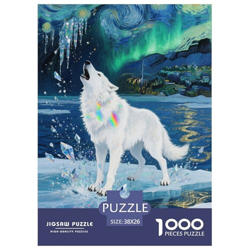 Wolf Puzzles 1000-teilige Schwer Puzzle Spielzeug Lernspiel Impossible Herausforderungsspielzeug Für Erwachsene Und Kinder in Bewährter 38x26cm/1000pcs Wolf Puzzles 1000-teilige Schwer Puzzle Spielzeug Lernspiel Impossible Herausforderungsspielzeug Für Erwachsene Und Kinder in Bewährter 38x26cm/1000pcs von JLZBXCUER