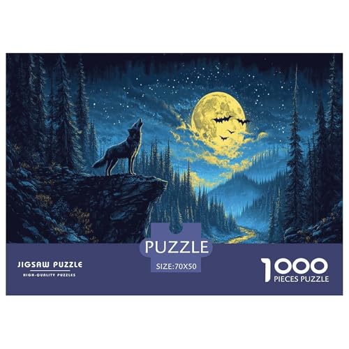 Wolf Puzzles 1000-teilige Schwer Puzzle Spielzeug Lernspiel Impossible Wildtiere Herausforderungsspielzeug Für Erwachsene Und Kinder in Bewährter 70x50cm/1000pcs Wolf Puzzles 1000-teilige Schwer Puzzle Spielzeug Lernspiel Impossible Wildtiere Herausforderungsspielzeug Für Erwachsene Und Kinder in Bewährter 70x50cm/1000pcs von JLZBXCUER