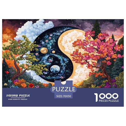 Yin-Yang Puzzles 1000 Teile Schwer Puzzle Spielzeug Pädagogisches Spiel Impossible Herausforderung Spielzeug Für Erwachsene Und Kinder Ab 12 Jahren 70x50cm/1000pcs Yin-Yang Puzzles 1000 Teile Schwer Puzzle Spielzeug Pädagogisches Spiel Impossible Herausforderung Spielzeug Für Erwachsene Und Kinder Ab 12 Jahren 70x50cm/1000pcs von JLZBXCUER