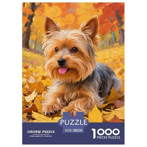 Yorkshire Terrier Puzzles 1000 Teile Schwer Puzzle Spielzeug Lernspiel Impossible Herausforderungsspielzeug Für Erwachsene Kinder 38x26cm/1000pcs Yorkshire Terrier Puzzles 1000 Teile Schwer Puzzle Spielzeug Lernspiel Impossible Herausforderungsspielzeug Für Erwachsene Kinder 38x26cm/1000pcs von JLZBXCUER
