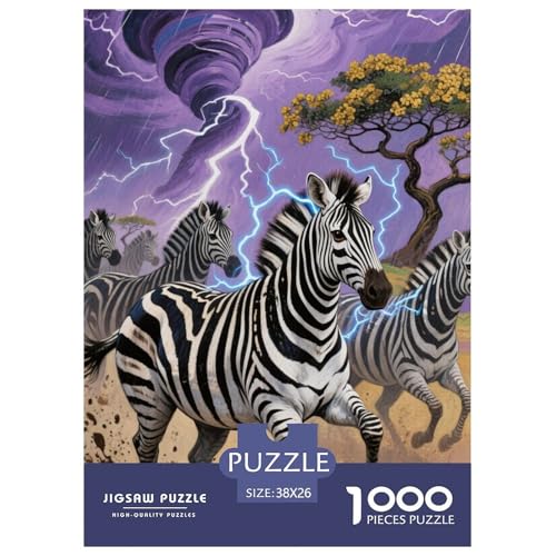 Zebra Puzzle 1000-teilige Schwer Puzzle Spielzeug Lernspiel Impossible Herausforderungsspielzeug Für Erwachsene Und Kinder in Bewährter 38x26cm/1000pcs Zebra Puzzle 1000-teilige Schwer Puzzle Spielzeug Lernspiel Impossible Herausforderungsspielzeug Für Erwachsene Und Kinder in Bewährter 38x26cm/1000pcs von JLZBXCUER