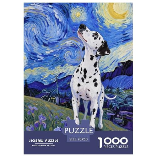 dalmatischen Puzzles 1000-teilige Schwer Puzzle Spielzeug Lernspiel Impossible Herausforderungsspielzeug Für Erwachsene Und Kinder in Bewährter 70x50cm/1000pcs von JLZBXCUER