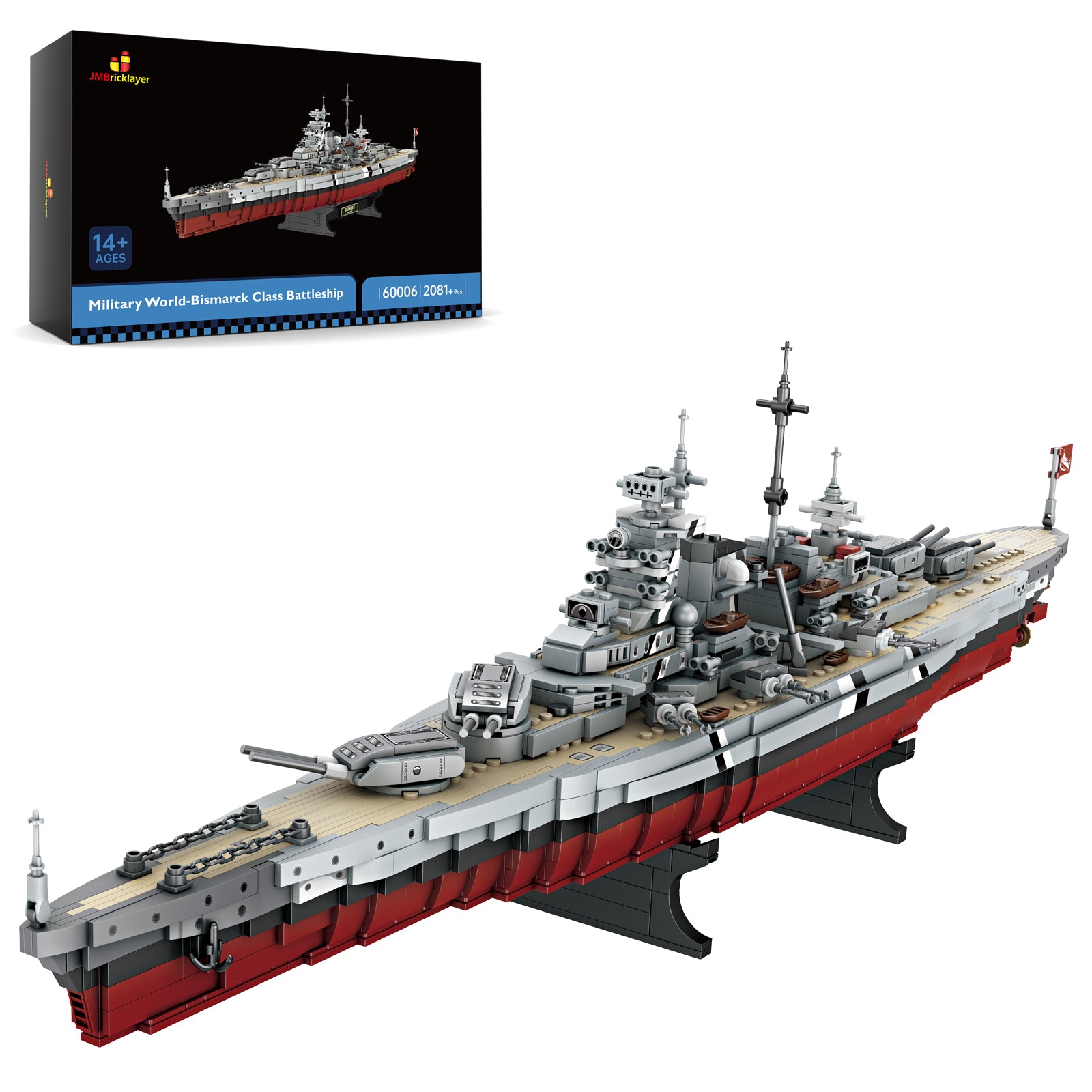 Bismarck Class Battleship 60006 von JMBricklayer