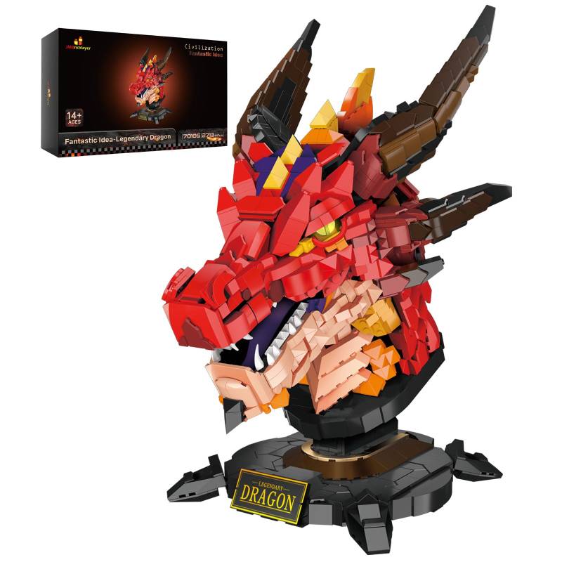 Dragon/Loong Head 70105-Masterpiece of Eastern Power von JMBricklayer