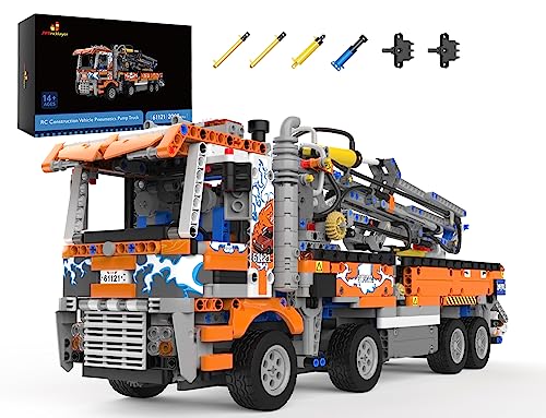 JMBricklayer 61121 Schwerlast Technik Abschleppwagen klemmbausteine,Kran Spielzeug Bausteine, Technik Auto für Erwachsene männer,Geschenk für Jungen ab 10 Jahre von JMBricklayer