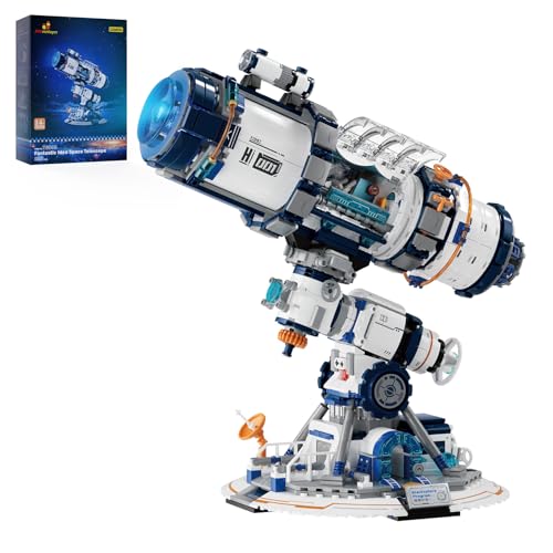 JMBricklayer Space Telescope Klemmbausteine Bausätze für Erwachsene, Weltraumteleskop Bausteine mit Lichtern 70009, Weltraumerkundungsteleskop Bausätze zum Sammeln,Geschenkidee ab 8 9 10 Jahre Jungen JMBricklayer Space Telescope Klemmbausteine Bausätze für Erwachsene, Weltraumteleskop Bausteine mit Lichtern 70009, Weltraumerkundungsteleskop Bausätze zum Sammeln,Geschenkidee ab 8 9 10 Jahre Jungen von JMBricklayer