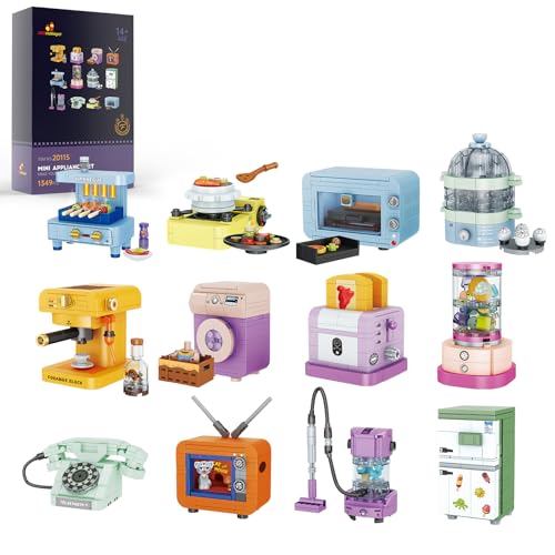 JMBricklayer Mini Haushaltsgeräte Bausteine Set für Mädchen, 20115 Haushaltsgeräte Klemmbausteine, Elektrische Geräte Spielzeug für Friends mädchen 6 8 9 10 Jahre JMBricklayer Mini Haushaltsgeräte Bausteine Set für Mädchen, 20115 Haushaltsgeräte Klemmbausteine, Elektrische Geräte Spielzeug für Friends mädchen 6 8 9 10 Jahre von JMBricklayer