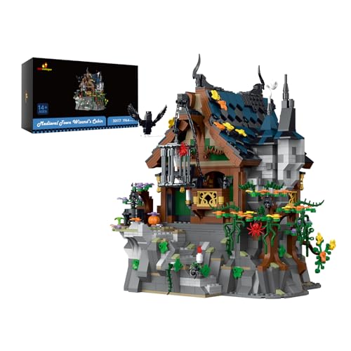 JMBricklayer Mittelalterliches Zauberhütten-Bauset Set für Erwachsene, kreatives Architekturhaus-Modellspielzeug, Sammlerstück oder Heimbüro-Ausstellung, Ideengeschenk für Mädchen und Jungen 30117 JMBricklayer Mittelalterliches Zauberhütten-Bauset Set für Erwachsene, kreatives Architekturhaus-Modellspielzeug, Sammlerstück oder Heimbüro-Ausstellung, Ideengeschenk für Mädchen und Jungen 30117 von JMBricklayer