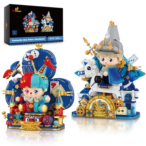 JMBricklayer Poker Kingdom-Bausätze für Erwachsene, Jungen und Mädchen, süße Pokerfiguren zur Raumdekoration Bauspielzeug, Weihnachts- und Geburtstagsgeschenke für Kinder ab 8 Jahren (1049 Teile) JMBricklayer Poker Kingdom-Bausätze für Erwachsene, Jungen und Mädchen, süße Pokerfiguren zur Raumdekoration Bauspielzeug, Weihnachts- und Geburtstagsgeschenke für Kinder ab 8 Jahren (1049 Teile) von JMBricklayer