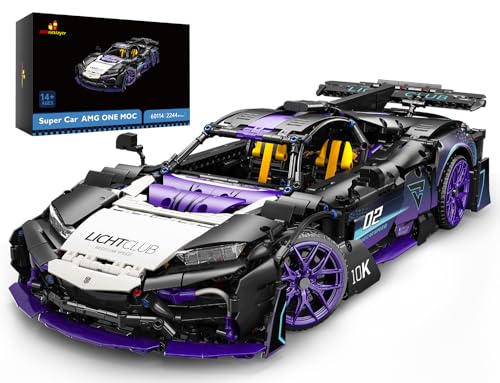 JMBricklayer Sportwagen-Bauset für Erwachsene oder Jugendliche, Supercar-Sammelmodellautos, Rennwagen-Technologie-Spielzeugbausatz im Maßstab 1:10, Ideengeschenke für Männer oder Fahrzeugliebhaber JMBricklayer Sportwagen-Bauset für Erwachsene oder Jugendliche, Supercar-Sammelmodellautos, Rennwagen-Technologie-Spielzeugbausatz im Maßstab 1:10, Ideengeschenke für Männer oder Fahrzeugliebhaber von JMBricklayer