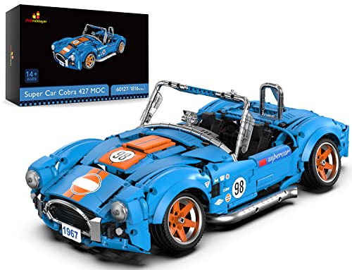 JMBricklayer Technik Auto Bausteine, 60127 Technic Auto klemmbausteine für Erwachsene Männer, Modellauto für Jungen ab 10-16 Jahre,Supersportwagen Spielzeugauto von JMBricklayer