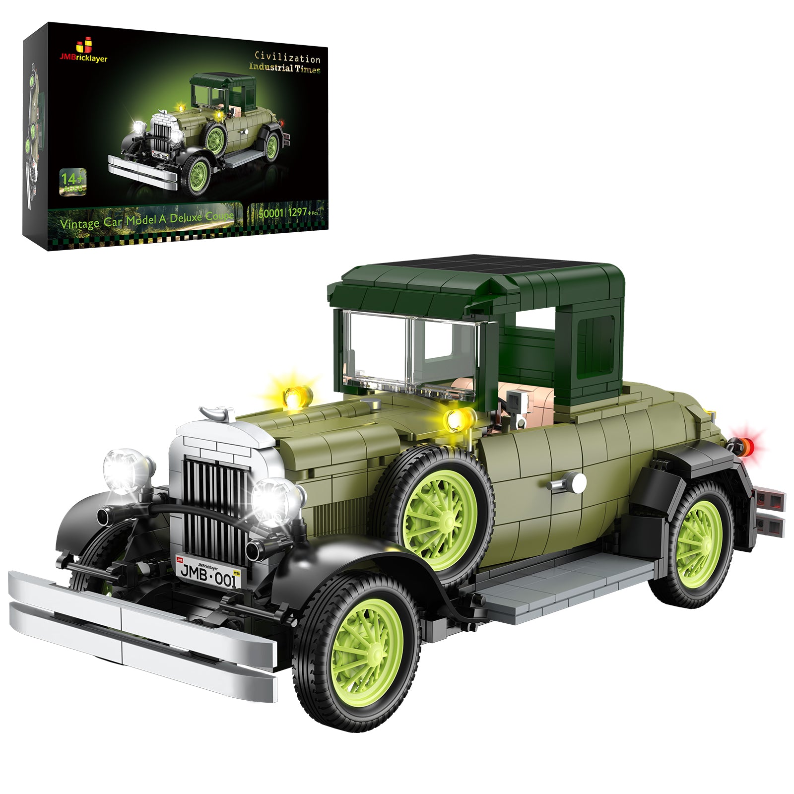 Vintage Car 50001-A Timeless Classic, Perfect for Collectors von JMBricklayer