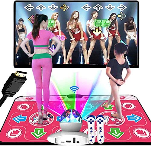 JMOZHCD Doppelte Tanzmatte Drahtlose Tanzmatte Massage Decke Tanz Schalldichte Spielmatte TV Computer Somatosensorische Tanzmatte mit doppeltem Verwendungszweck () von JMOZHCD
