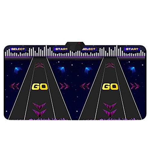 JMOZHCD Tanzmatte, AV-Schnittstelle, Tanzmatte, kabelgebunden, Tanzmatte, schillernder Tanz, somatosensorische Gewichtsverlust-Laufspiel-Tanzmaschine () von JMOZHCD