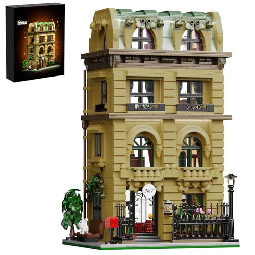 JMSHIDAI Hausbaustein-Set, Hausbau-Modell, Sammlerstück, Geschenk für Erwachsene und Kinder (1435 Teile) von JMSHIDAI