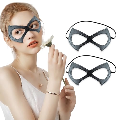 JNAWA Katzenmaske, schwarze Maske, Halbgesichtsmaske, Halloween-Kostüm, Cosplay, Zubehör, Requisiten für Mädchen und Frauen, 2 Stück JNAWA Katzenmaske, schwarze Maske, Halbgesichtsmaske, Halloween-Kostüm, Cosplay, Zubehör, Requisiten für Mädchen und Frauen, 2 Stück von JNAWA