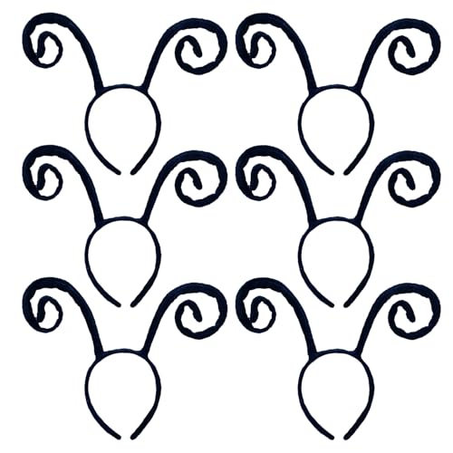 JNAWA Schmetterlings-Antennen-Stirnband in Tierform, Haarschmuck für Halloween, Partys, Haarschmuck für Foto-Requisiten, Geschenke, 6 Stück JNAWA Schmetterlings-Antennen-Stirnband in Tierform, Haarschmuck für Halloween, Partys, Haarschmuck für Foto-Requisiten, Geschenke, 6 Stück von JNAWA