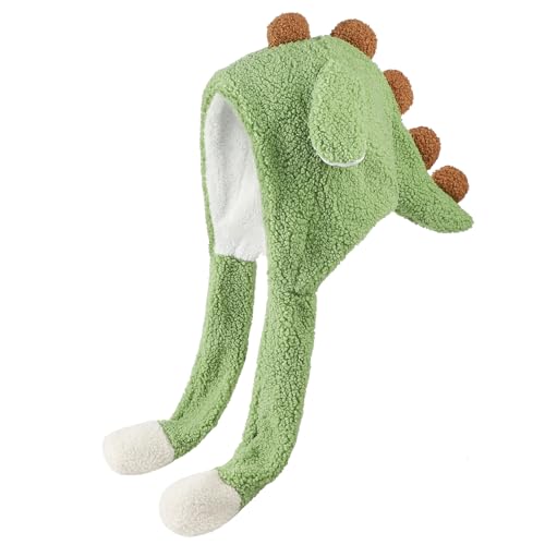 JNGUOSICN Dinosaurier-Ohr-Hüte mit beweglichen Ohren, Dinosaurier-Hüte mit beweglichen Ohren, Plüsch, Pop-Up-Ohren, Plüschhut für Kinder, Party, Urlaub, Halloween, Dressup, Cosplay-Kostüm JNGUOSICN Dinosaurier-Ohr-Hüte mit beweglichen Ohren, Dinosaurier-Hüte mit beweglichen Ohren, Plüsch, Pop-Up-Ohren, Plüschhut für Kinder, Party, Urlaub, Halloween, Dressup, Cosplay-Kostüm von JNGUOSICN