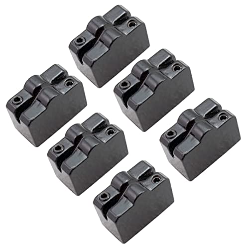 JNJOOD 1 Satz von 6 Stk Schwarze Gitarre Bridge String Saddle für Gitarre Kopf Tremolo Bridge System Zubehör für Gitarre JNJOOD 1 Satz von 6 Stk Schwarze Gitarre Bridge String Saddle für Gitarre Kopf Tremolo Bridge System Zubehör für Gitarre von JNJOOD