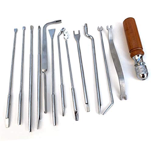 JNJOOD 13 Stück Stimmwerkzeug für Klavier Wartungswerkzeug für Klavierstimmen Kit Stimmwerkzeuge für Klavier mit Stimmschlüssel von JNJOOD