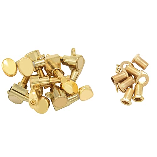 JNJOOD 6 Stimmwirbel für Verrouillage Gitarre Stimmgerät Touches Guitar Strings Button 3L + von JNJOOD