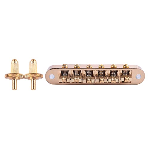 JNJOOD Gold Tune-O- Electric Roller Saddle Bridge Lp Brücke für koreanische E-Gitarre JNJOOD Gold Tune-O- Electric Roller Saddle Bridge Lp Brücke für koreanische E-Gitarre von JNJOOD