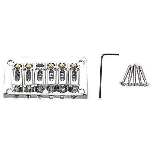 JNJOOD Hardtail Guitar Bridge Body Through für 6 Saiten elektrische Teile JNJOOD Hardtail Guitar Bridge Body Through für 6 Saiten elektrische Teile von JNJOOD