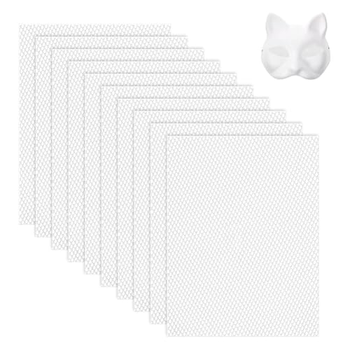 JNJOOD Mesh wasserdichte Bedruckte PVC-Plastikaugenmesh für Pelzige Rollenspiel-Requisiten Armband Handwerkskunstherstellung von JNJOOD