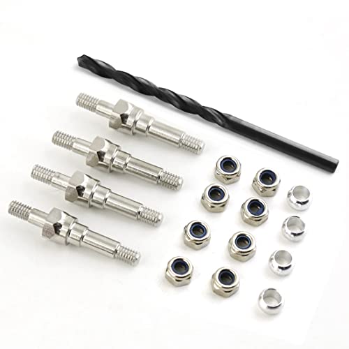 JNJOOD Metall Stahl Shock Standoff Shock Stand für ARRMA 1/8 KRATON Talion Notorious 1/7 Infraction RC Auto Updates,2 JNJOOD Metall Stahl Shock Standoff Shock Stand für ARRMA 1/8 KRATON Talion Notorious 1/7 Infraction RC Auto Updates,2 von JNJOOD
