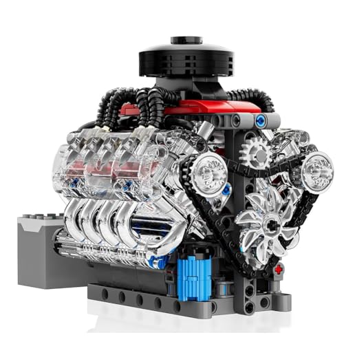 JNJOOD Mini V8 Engine Kit Experiment Modell Tolle Geschenkidee für Kinder und Erwachsene von JNJOOD