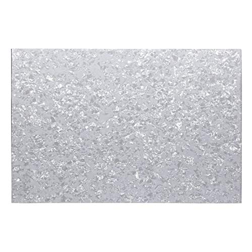 JNJOOD PVC-Folie, 3-lagig, mit Pickguard für Gitarre, Material DIY, ungeschliffen, 16,9 x 11,4 x 0,09 Zoll, Perlweiß JNJOOD PVC-Folie, 3-lagig, mit Pickguard für Gitarre, Material DIY, ungeschliffen, 16,9 x 11,4 x 0,09 Zoll, Perlweiß von JNJOOD