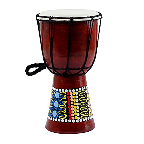 JNJOOD Professionelle afrikanische Djembe von 5 Zoll (12,7 cm) für Schlag-Musikinstrumente mit gutem Klang von JNJOOD