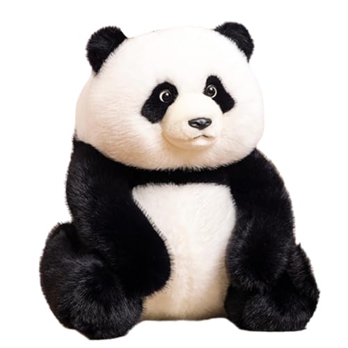 JNJOOD Realistisches und Süßes Riesenpanda-Baby-Plüschtier, Simulationstier, Panda-Puppe, Weiches Kissen, Kindergeburtstagsgeschenk JNJOOD Realistisches und Süßes Riesenpanda-Baby-Plüschtier, Simulationstier, Panda-Puppe, Weiches Kissen, Kindergeburtstagsgeschenk von JNJOOD