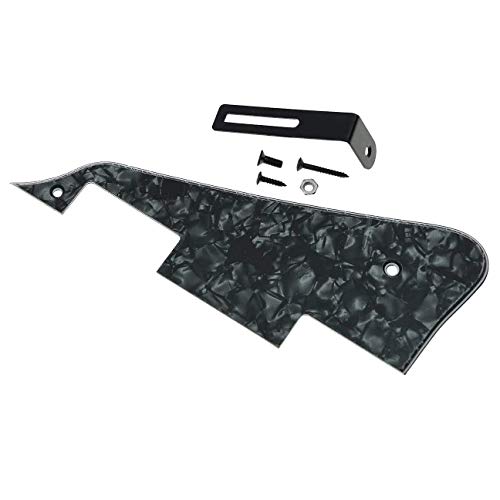 JNJOOD Schlagbrett für Gitarre Schwarz Pearl LP mit schwarzer Halterung für JNJOOD Schlagbrett für Gitarre Schwarz Pearl LP mit schwarzer Halterung für von JNJOOD