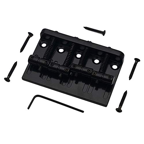 JNJOOD Steg für E-Bass, Hardtail, 4 Saiten für Jazz-Bass, Präzisions-Bass, Style Bass, Schwarz JNJOOD Steg für E-Bass, Hardtail, 4 Saiten für Jazz-Bass, Präzisions-Bass, Style Bass, Schwarz von JNJOOD
