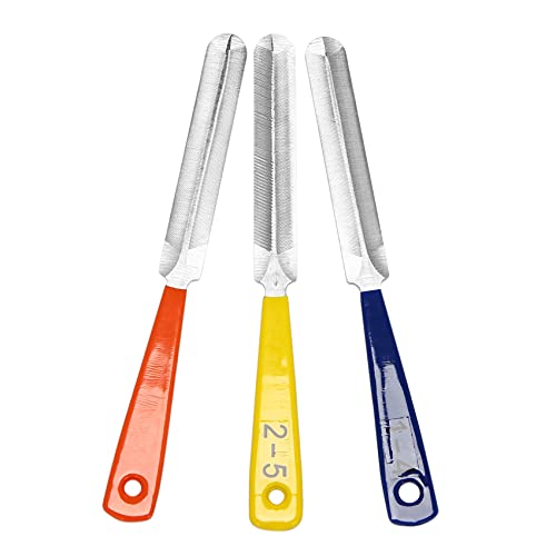 JNJOOD Ukulele Nut Files, 3 Stück Nut File Nail Puller Reparaturwerkzeug Gitarre für Bass Mandoline Banjo Ukulele von JNJOOD