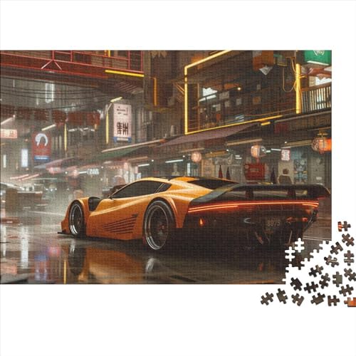 Laufendes Auto 1000 Teile Zukünftige Autos Erwachsene Puzzle Family Challenging Spiele Moderne Wohnkultur Lernspiel Geburtstag Entspannung Und Intelligenz 1000pcs (75x50cm) von JNLWJFFF