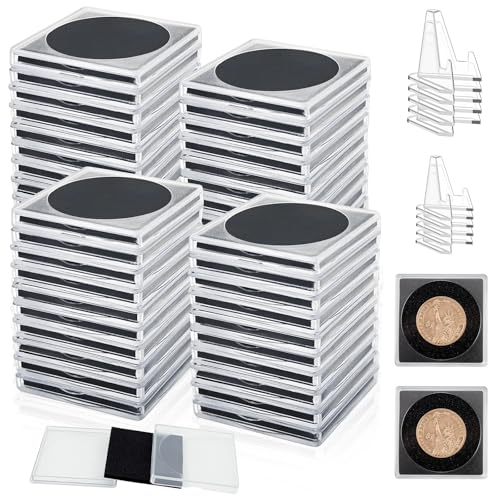 JNWYH 40 STK Münzkapseln, Transparent Münzhüllen für Sammler, Münze Sammler für Münzsammlung liefert mit 5 STK 36mm Münzständer und 5 STK 58mm Münzständer groß JNWYH 40 STK Münzkapseln, Transparent Münzhüllen für Sammler, Münze Sammler für Münzsammlung liefert mit 5 STK 36mm Münzständer und 5 STK 58mm Münzständer groß von JNWYH
