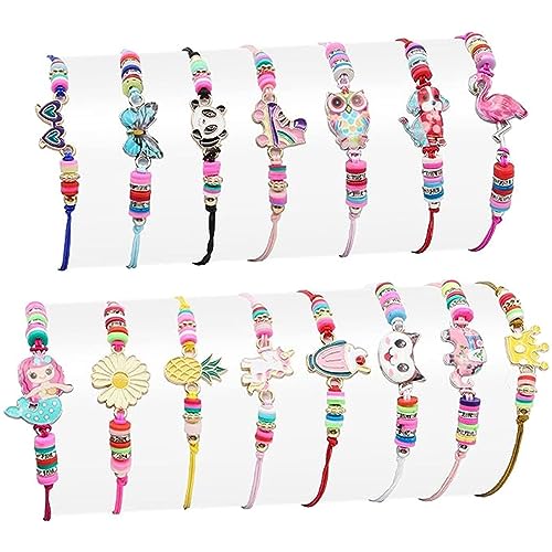 JOCXZI 15 Stück Freundschaftsarmbänder für Mädchen und Jungen, Partyzubehör, verstellbare geflochtene Einhorn-Schmetterlings-Meerjungfrau-Armbänder für Geburtstags-Gadgets JOCXZI 15 Stück Freundschaftsarmbänder für Mädchen und Jungen, Partyzubehör, verstellbare geflochtene Einhorn-Schmetterlings-Meerjungfrau-Armbänder für Geburtstags-Gadgets von JOCXZI