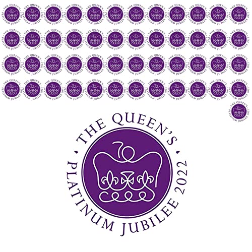 Queen Jubilee Cupcake-Topper, Kuchendekorationen, königliches Thema, Union Jack-Flagge von Großbritannien, Cup-Cake-Topper, Queen Elizabeth II. 70. Jahrestag, Dessert-Cupcake-Topper, Royal Paper Party von JOEBO